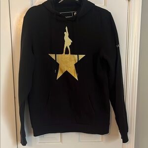 Creative Goods Authentic Hamilton musical Black and Gold Hoodie